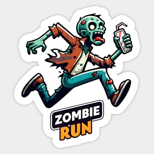 Zombie Run Sticker